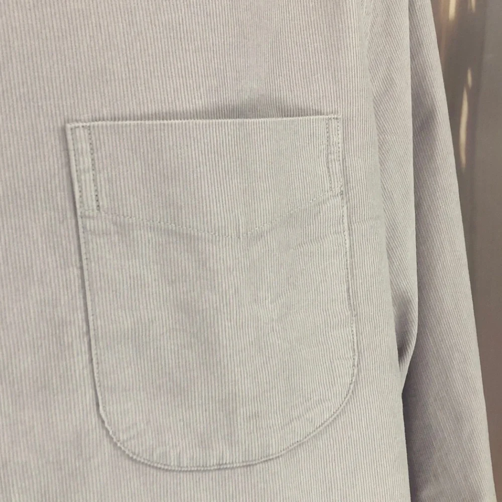 NWT J. Crew Lavender Corduroy Button Down Shirt